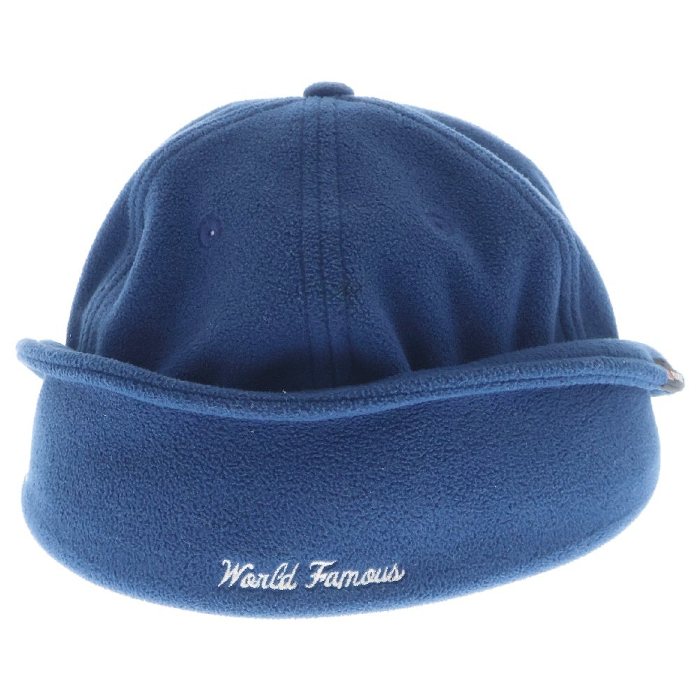 SUPREME(シュプリーム) 17AW ×NEW ERA Ear Flap Polartec イヤーフラップ ボックスロゴ ニューエラキャップ ポーラテック 帽子 ブルー
