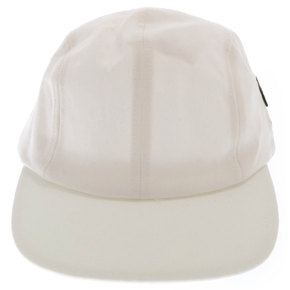 KENZO(ケンゾー) Boke Flower Crest サイドロゴ刺繍 ベースボールキャップ 帽子 ホワイト FC65AC401F33