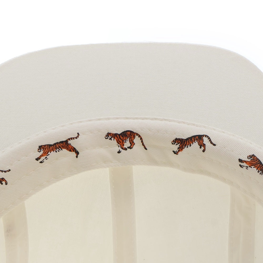 KENZO(ケンゾー) Boke Flower Crest サイドロゴ刺繍 ベースボールキャップ 帽子 ホワイト FC65AC401F33