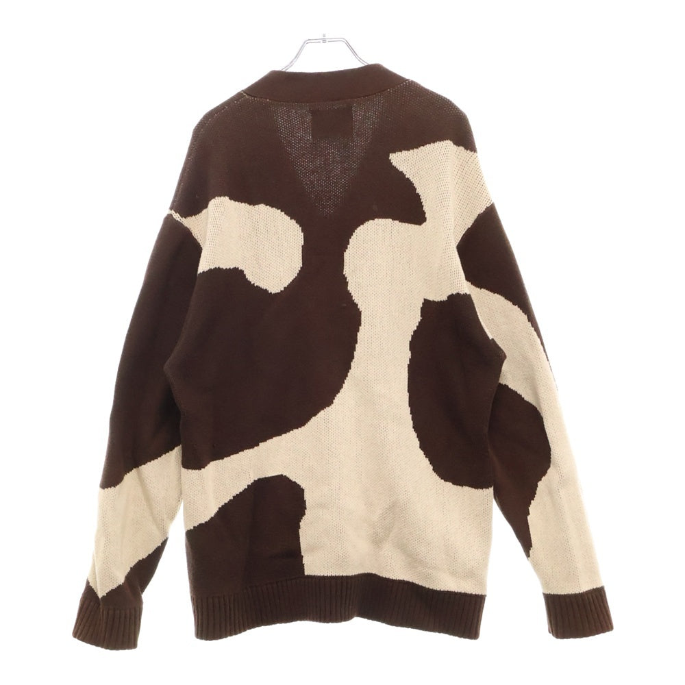 SON OF THE CHEESE(サノバチーズ) 22SS Horse Cardigan SC2210-KN04 ジップアップ ホースカーディガン ブラウン ニット
