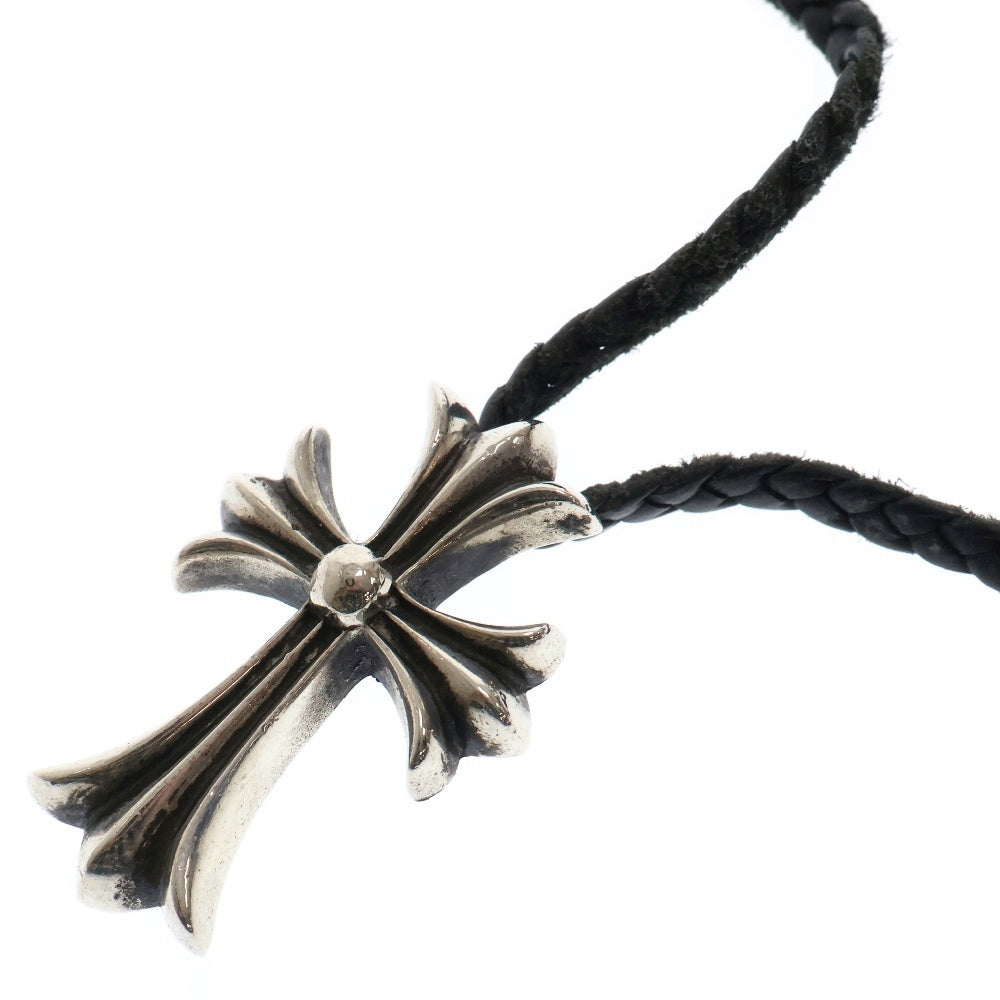 CHROME HEARTS(クロムハーツ) CH CRS SMLスモールCHクロス BC ボロチップブレイド ネックレス シルバー BCA220