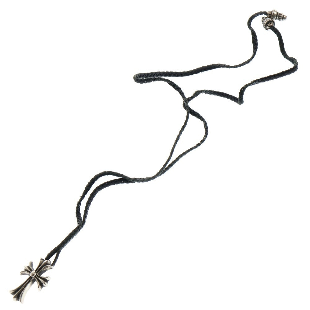 CHROME HEARTS(クロムハーツ) CH CRS SMLスモールCHクロス BC ボロチップブレイド ネックレス シルバー BCA220