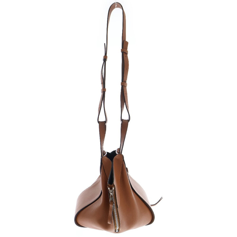 LOEWE(ロエベ) ハンモックバッグ スモール タン クラシックカーフ ショルダーバッグ 2WAY ブラウン