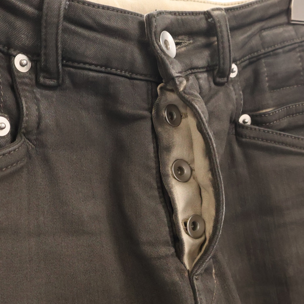 DRKSHDW(ダークシャドウ) Tyrone Cut Denim Pants DU02C5364-SBEDE タイロン カットデニムパンツ ベージュ/ブラック