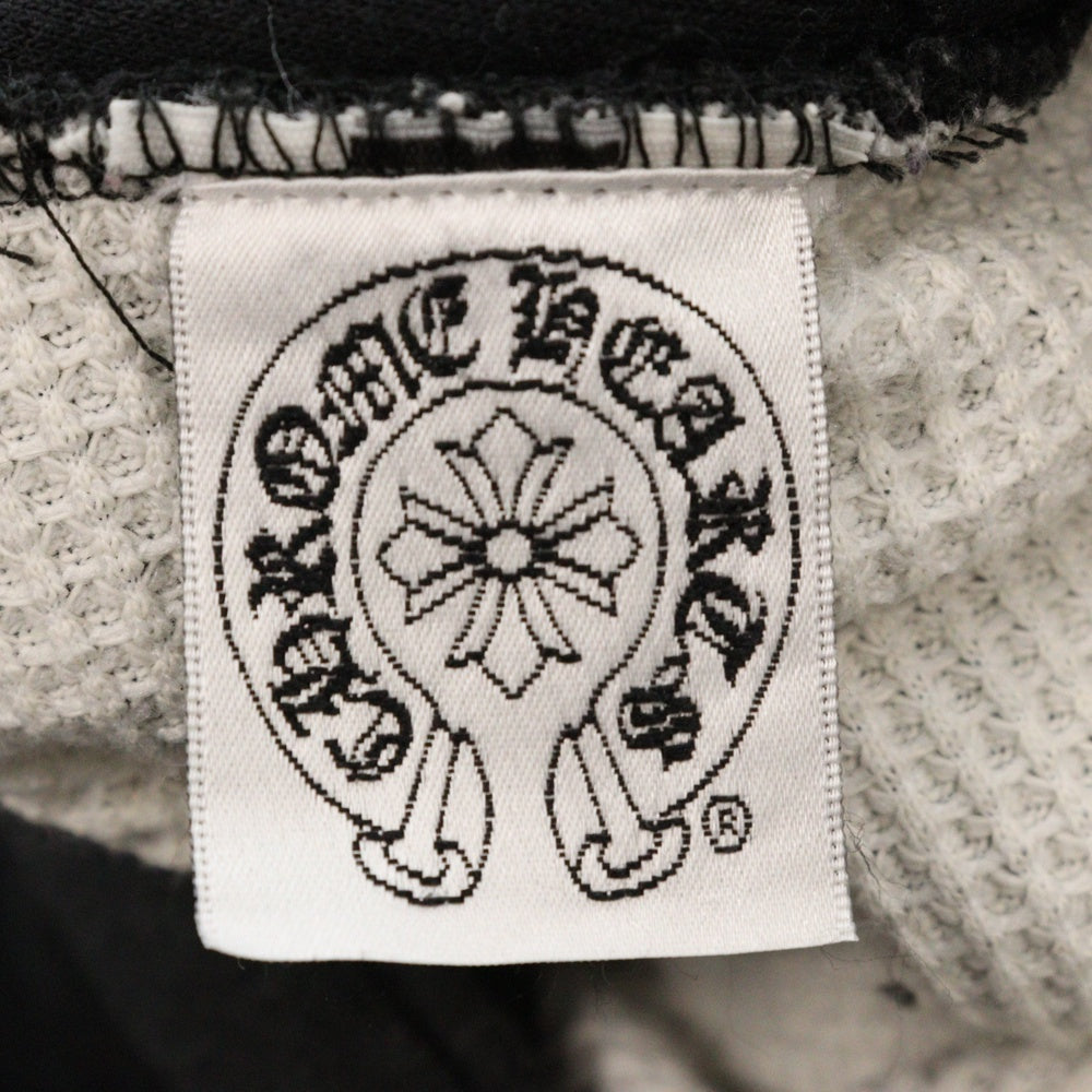 CHROME HEARTS(クロムハーツ) OLD FLORAL Hoodie オールドモデル 裏地サマール フローラルロゴプリントフーディ パーカー ブラック