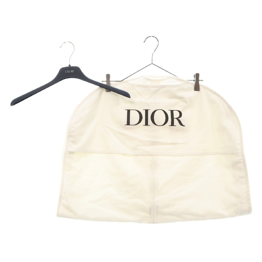 DIOR(ディオール) ロゴ刺繍 コットン長袖ボタンシャツ ホワイト 493C521A1581