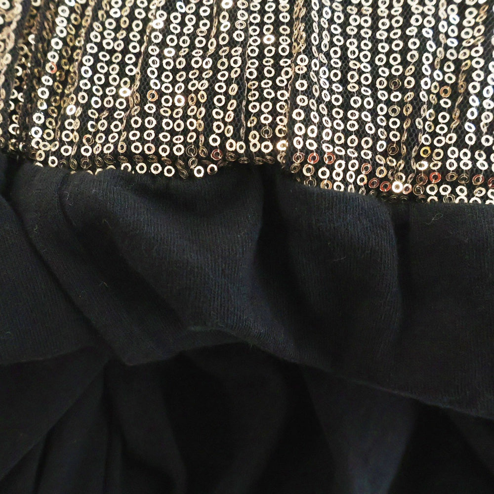 CELINE(セリーヌ) AllOver Sequined Tulle Shorts オールオーバー シークイン ショートパンツ スパンコール装飾 ハーフパンツ ゴールド 2Z151100Q