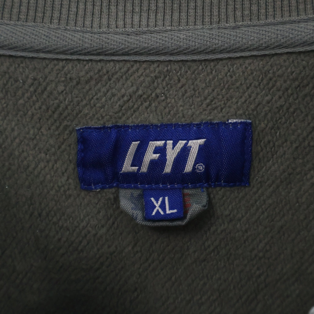Lafayette(ラファイエット) ROSE LOGO US COTTON PIGMENT DYED CREWNECK LE230701 ローズロゴ ピグメントダイ クルーネック長袖スウェット グレー