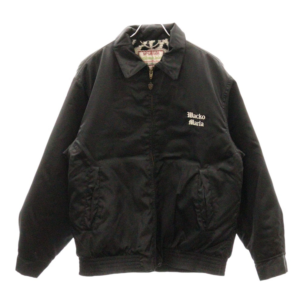 WACKO MARIA(ワコマリア) 23AW ×McGREGOR ANTI-FREEZE JACKET TYPE-1 アンチフリーズジップアップジャケット ブラック 23FW-WMO-MC01