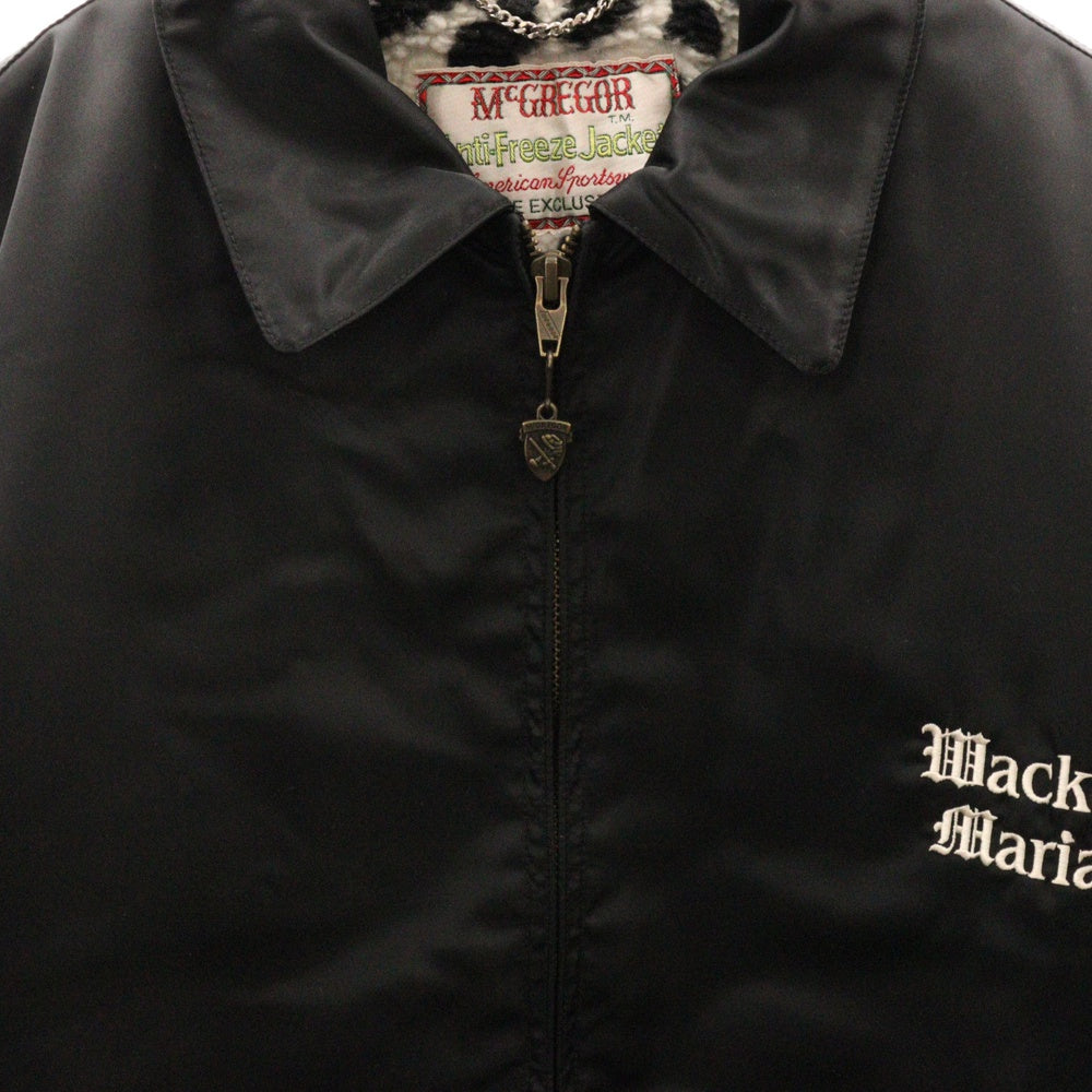 WACKO MARIA(ワコマリア) 23AW ×McGREGOR ANTI-FREEZE JACKET TYPE-1 アンチフリーズジップアップジャケット ブラック 23FW-WMO-MC01