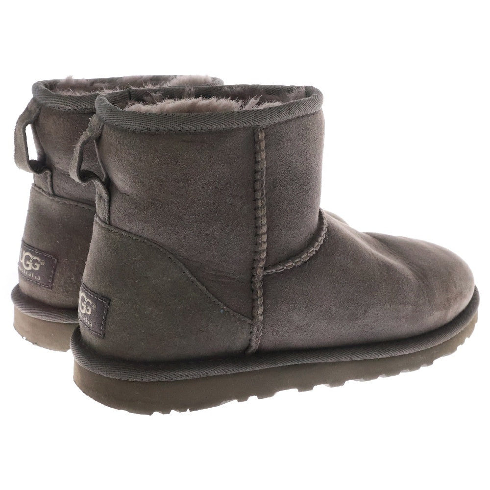 UGG(アグ) W CLASSIC MINI 5854 W クラシックミニ ムートンブーツ レディース グレー
