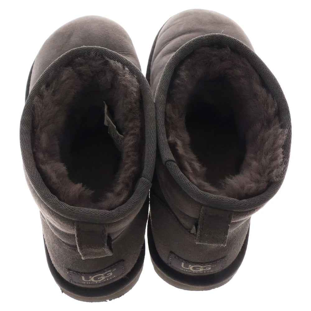 UGG(アグ) W CLASSIC MINI 5854 W クラシックミニ ムートンブーツ レディース グレー