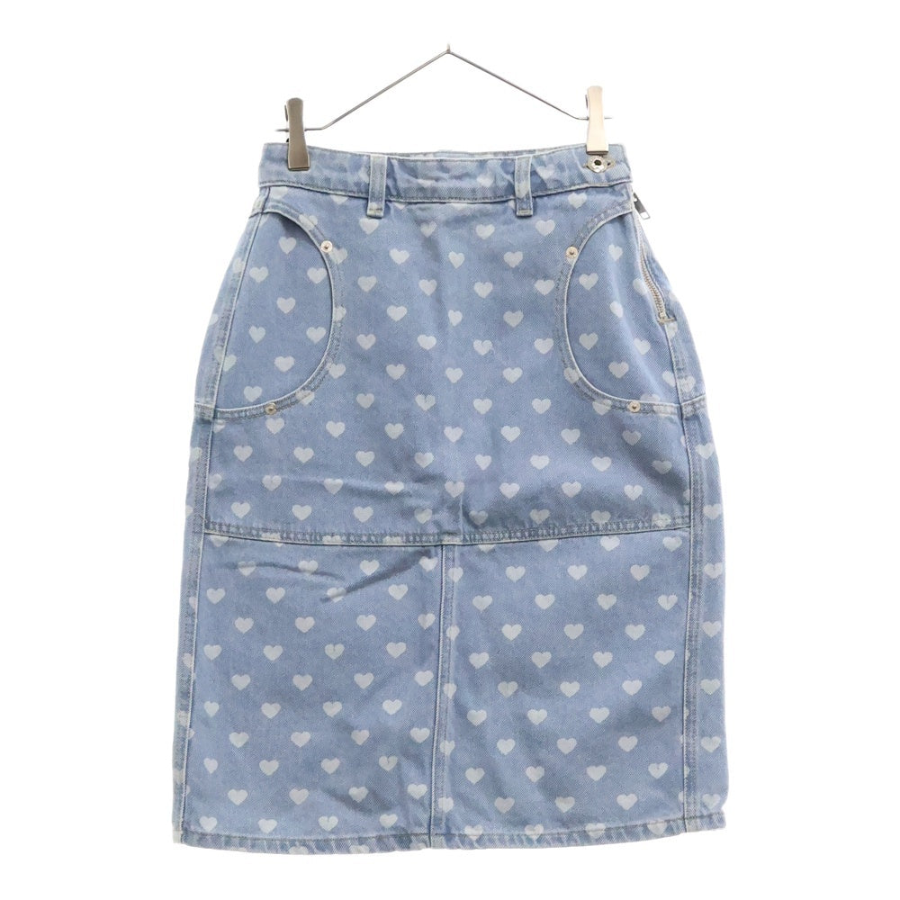 DIESEL(ディーゼル) レディース ハート総柄 デニムスカート 00SX12 インディゴ