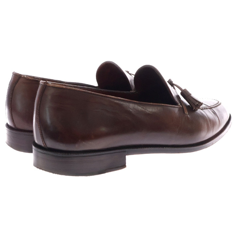 LOEWE(ロエベ) レザー タッセル コインローファー ローカットシューズ ブラウン 32687