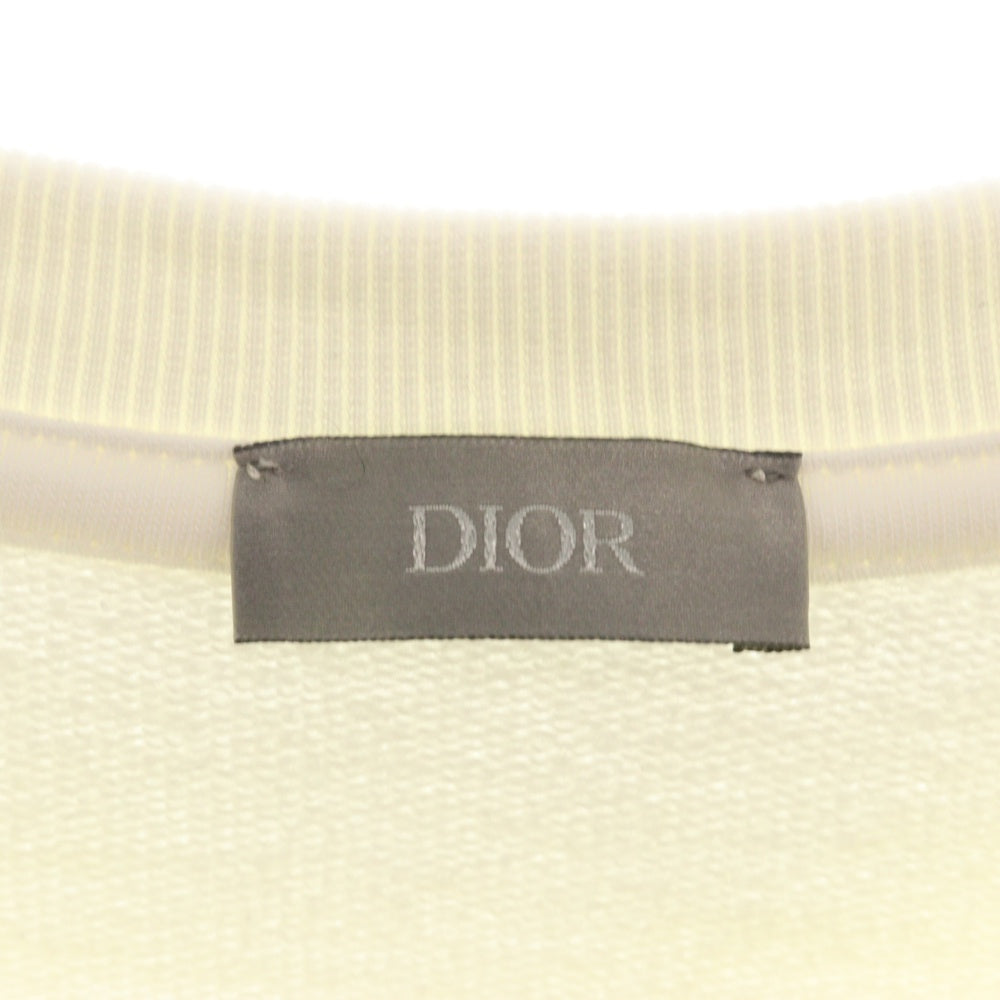 DIOR(ディオール) 24AW ×LEWIS HAMILTON ルイスハミルトン クルーネックスウェットトレーナー ホワイト 513J670A0531
