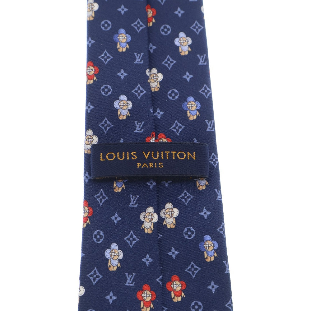 LOUIS VUITTON(ルイヴィトン) クラヴァット ソー ヴィヴィエンヌ モノグラム ネクタイ M76322 ブルー