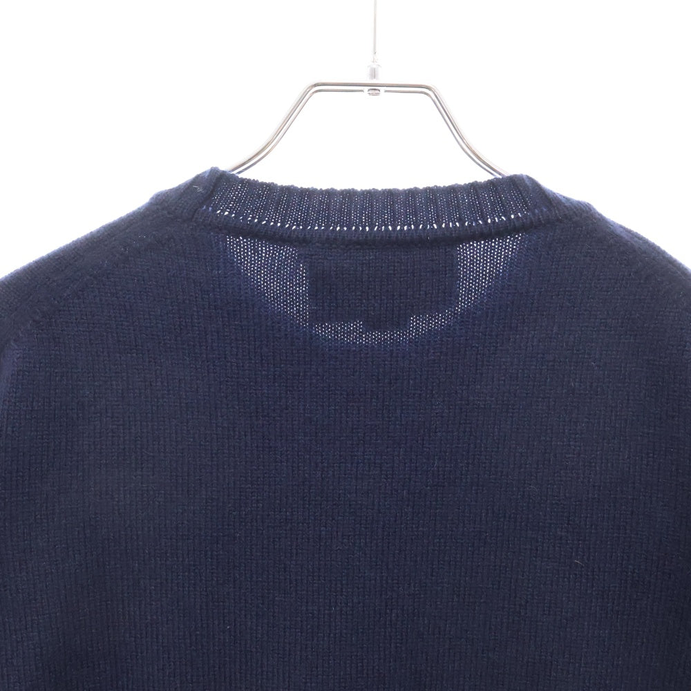 GUCCI(グッチ) GG装飾 クルーネックカシミヤセーター ニット 662179 XKBYJ ネイビー