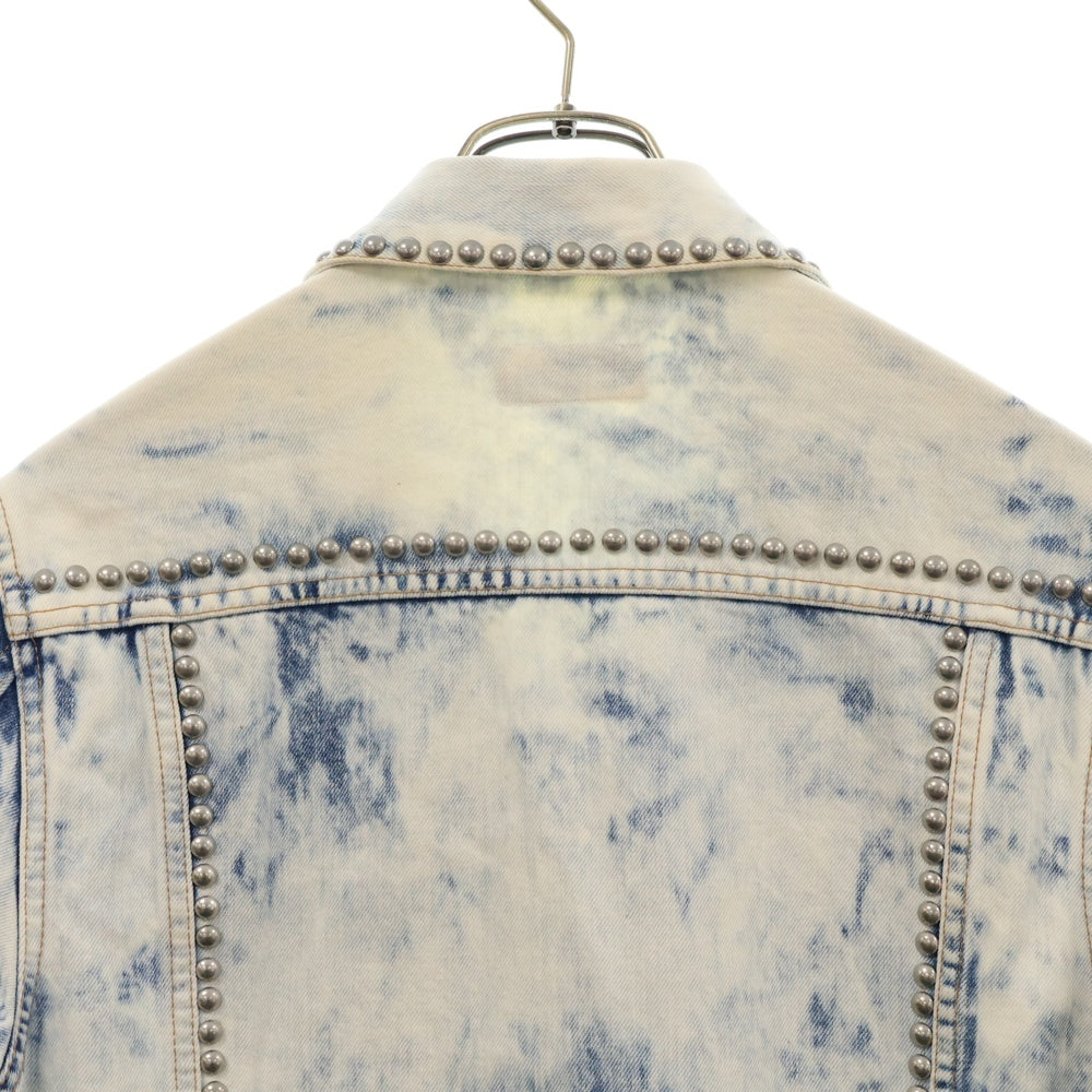 CELINE(セリーヌ) 20SS Loose Studs Denim 2Q009789D スタッズデザイン デニムジャケット インディゴブルー