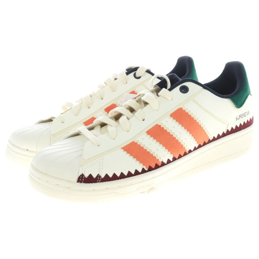 adidas(アディダス) SUPERSTAR スーパースター ローカットスニーカー コアホワイト/オレンジ/グリーン US9 1/2/27.5cm H05649