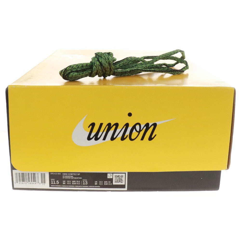 NIKE(ナイキ) ×UNION CORTEZ SP ユニオン コルテッツ ローカットスニーカー ブラック US11.5/29.5cm DR1413-001