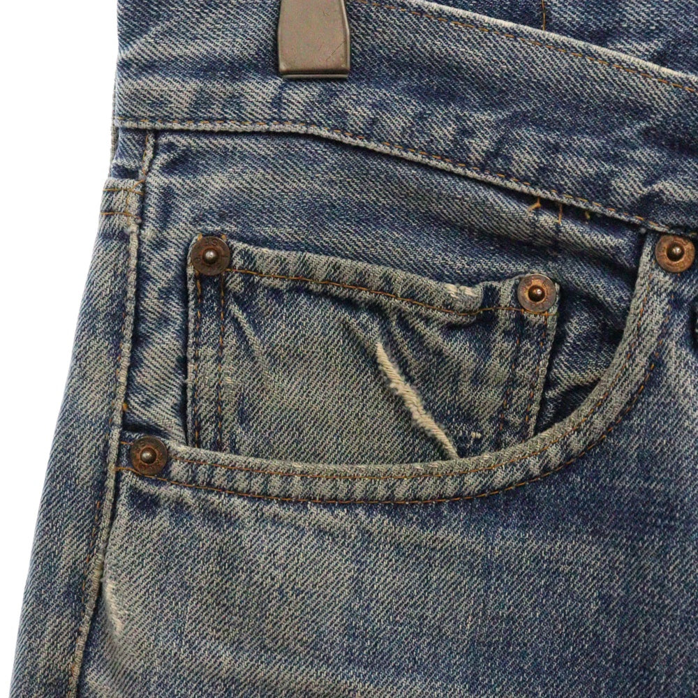 Levi's(リーバイス) 70s VINTAGE 501 66前期 ボタン裏刻印6 スモールe ボタンフライデニムパンツ インディゴ