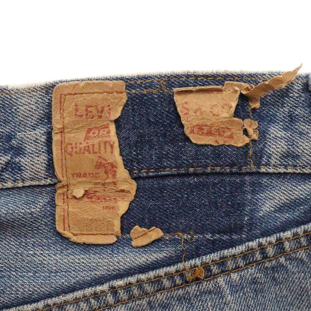 Levi's(リーバイス) 70s VINTAGE 501 66前期 ボタン裏刻印6 スモールe ボタンフライデニムパンツ インディゴ