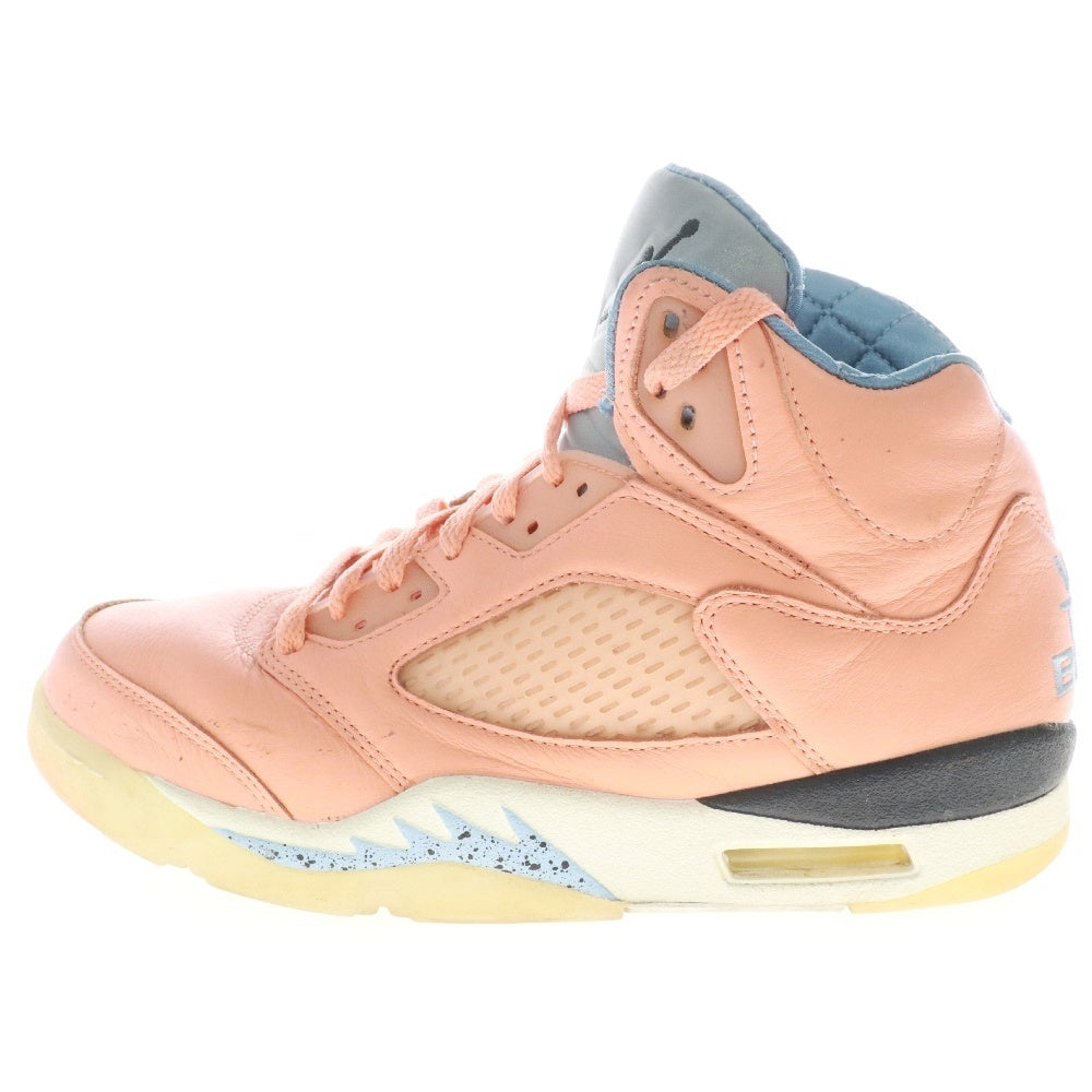 NIKE(ナイキ) ×DJKhaled AIR JORDAN 5 RETRO SP Crimson Bliss DV4982-641 DJキャレド エアジョーダン5 レトロ クリムゾンブリス ハイカットスニーカー ピンク US8/26.0cm