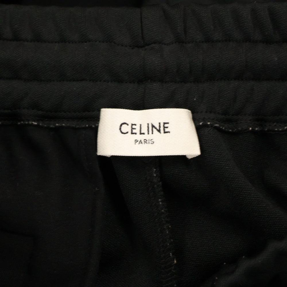 CELINE(セリーヌ) 21AW ダブルフェイスサイドラインパンツ トラックパンツ 2Z099121O ブラック