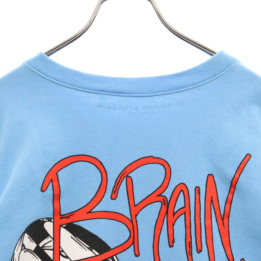 CHROME HEARTS(クロムハーツ) ×MATTY BOY BRAIN NEW U CREW マッティボーイ ブレインニュー スウェットトレーナー ブルー
