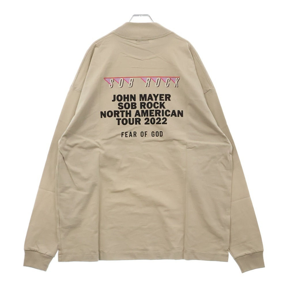 FEAR OF GOD(フィアオブゴッド) Sob Rock Souvenir LS T-Shirt モックネック長袖Tシャツ カットソー トレーナー