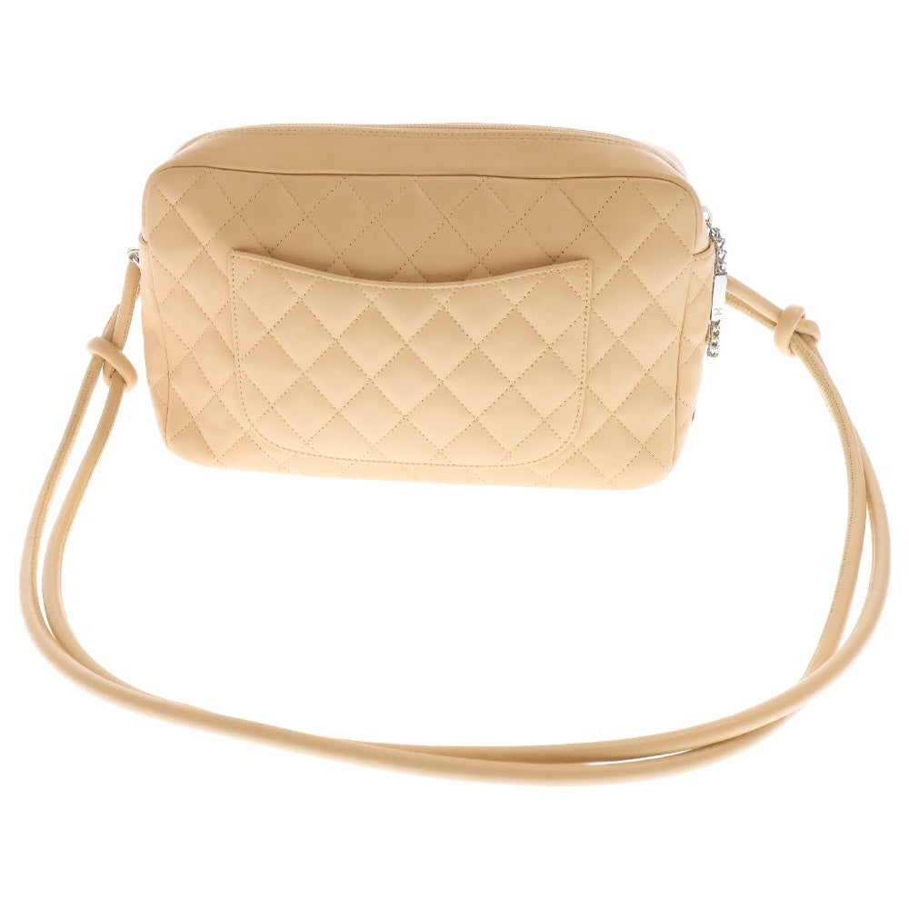CHANEL(シャネル) カンボンライン ターンロック ショルダーバッグ ベージュ