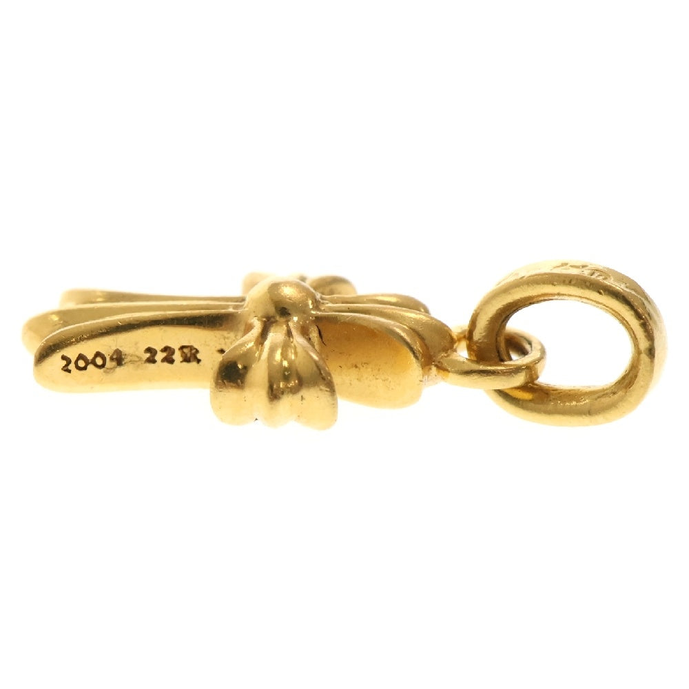 CHROME HEARTS(クロムハーツ) 22K CRS BBYFAT P/DIA ベイビーファットクロス PAVEダイヤ ペンダントトップ ゴールド BCA035