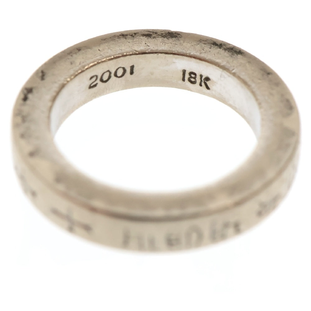 CHROME HEARTS(クロムハーツ) 18K 3mm SPACER FUCK YOU スペーサーファックユーリング ホワイトゴールドリング