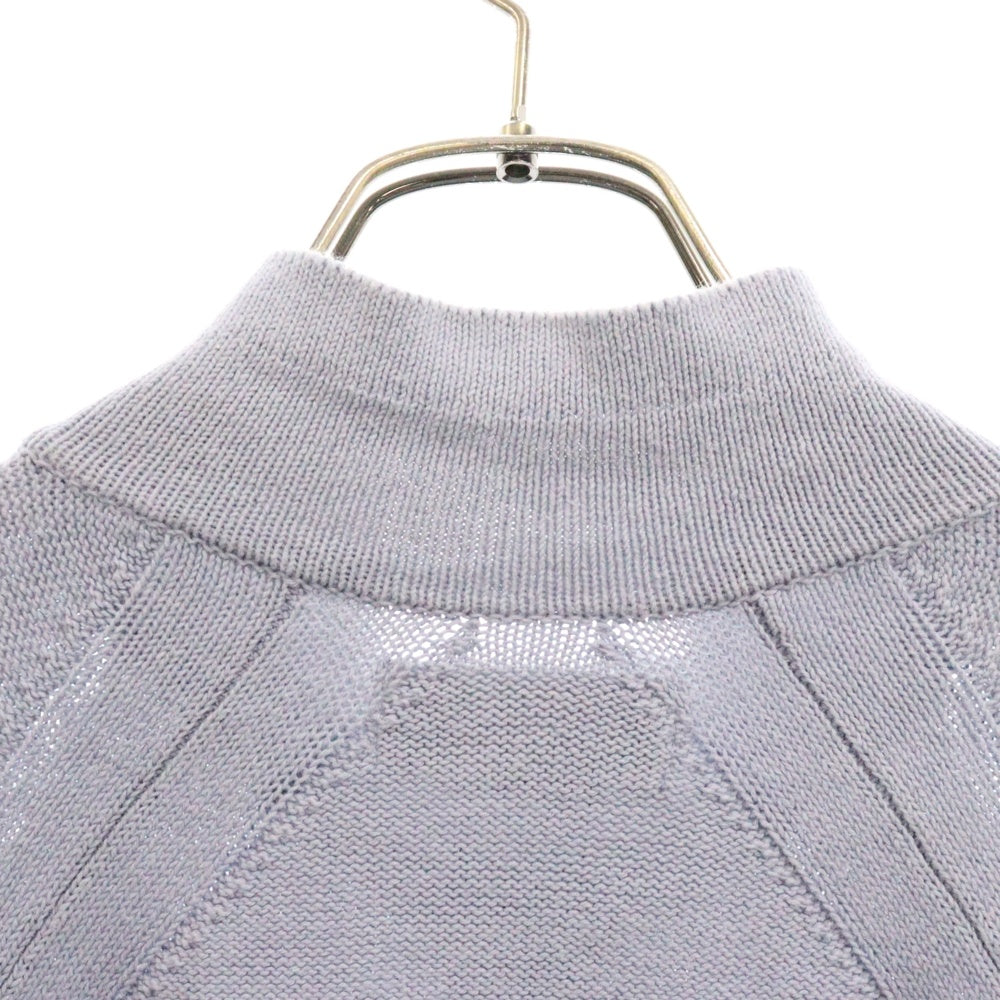 STONE ISLAND(ストーンアイランド) ドライバーズ ジップアップ ニットジャケット ブルー 7015552D2