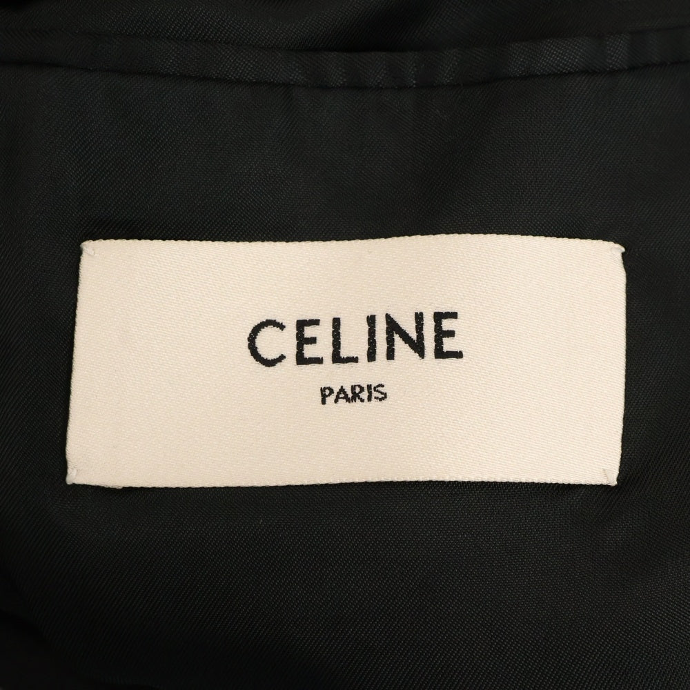 CELINE(セリーヌ) 21SS チョークストライプ レクタングル ダブルブレストジャケット ブラック 2V25D219M