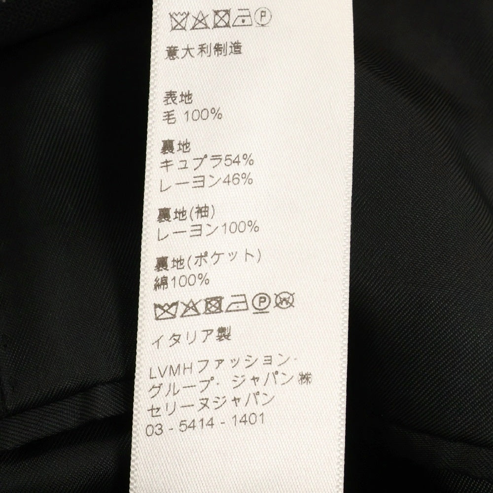 CELINE(セリーヌ) 21SS チョークストライプ レクタングル ダブルブレストジャケット ブラック 2V25D219M