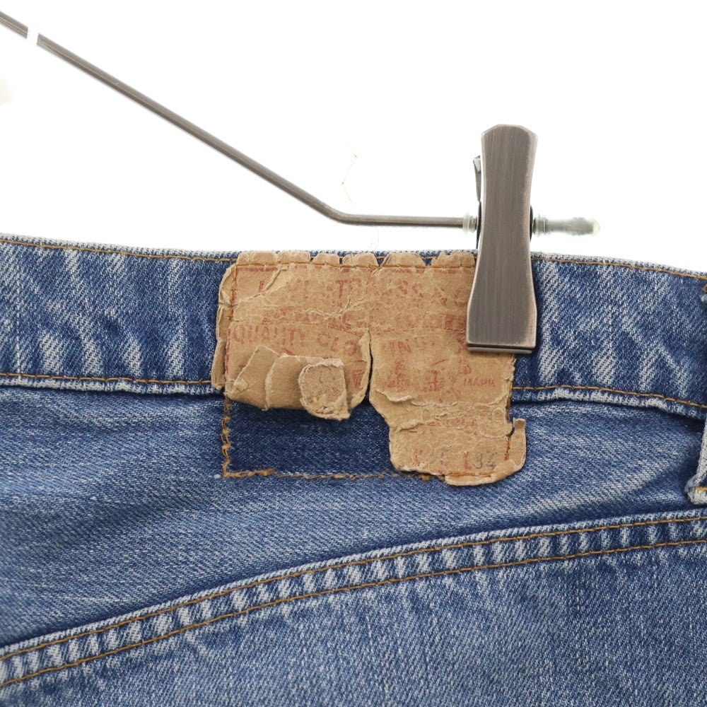 Levi's(リーバイス) 70s VINTAGE 505 66前期 脇割りスモールe 両面タブ ボタン裏刻印5 ジップフライデニムパンツ インディゴ