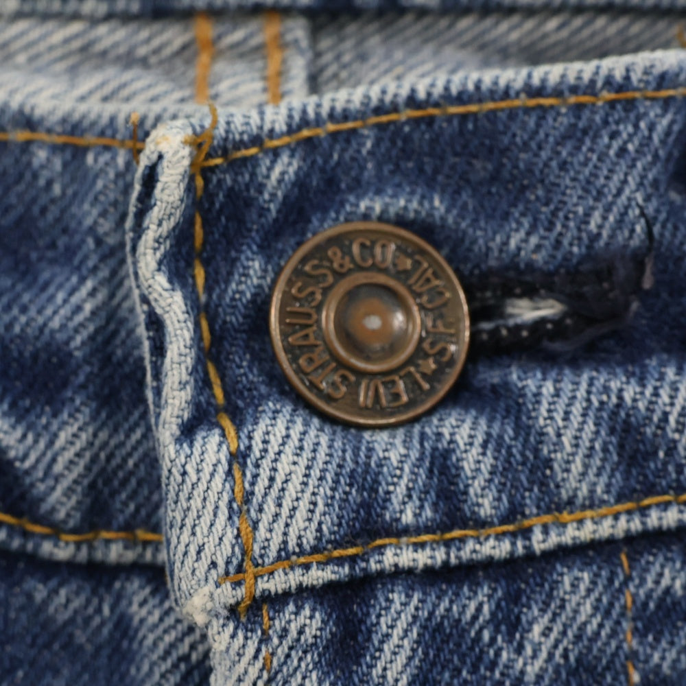 Levi's(リーバイス) 70s VINTAGE 505 66前期 脇割り 両面タブ ボタン裏刻印5 ジップフライデニムパンツ インディゴ