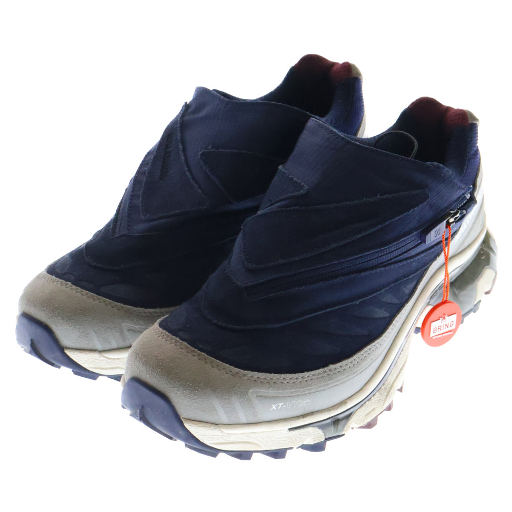 SALOMON(サロモン) ×KITH XT-4K 477738 ジップローカットスニーカー シューズ ネイビー US10/28.0cm