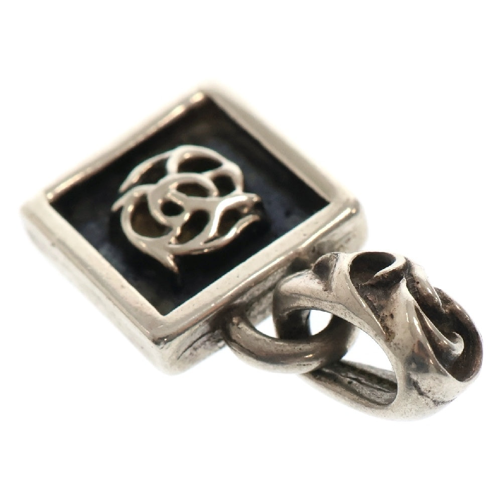 CHROME HEARTS(クロムハーツ) FRAMED FLRL/フレームドフローラル チャーム/シルバーネックレストップ シルバー