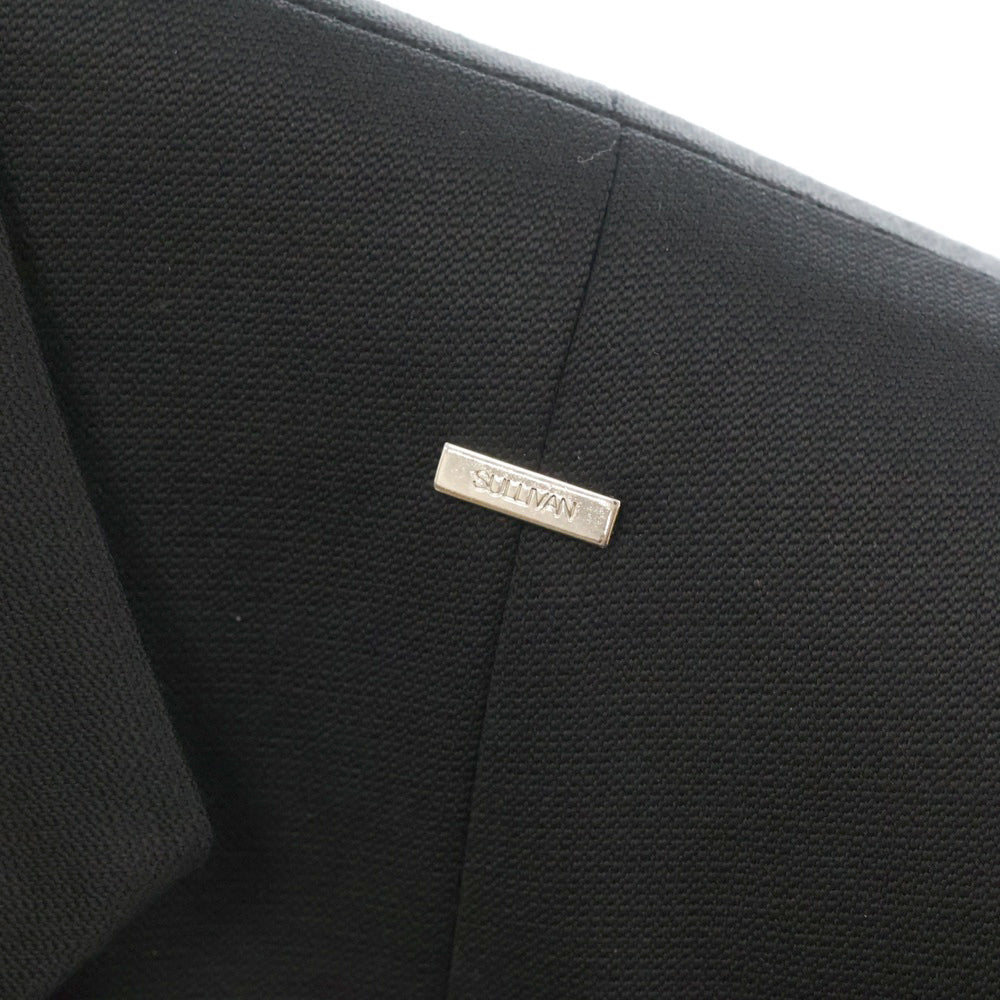 JOHN LAWRENCE SULLIVAN(ジョンローレンスサリバン) WOOL METAL LINE JACKET ウールメタルライン テーラードジャケット ブラック 1B010-0124-11