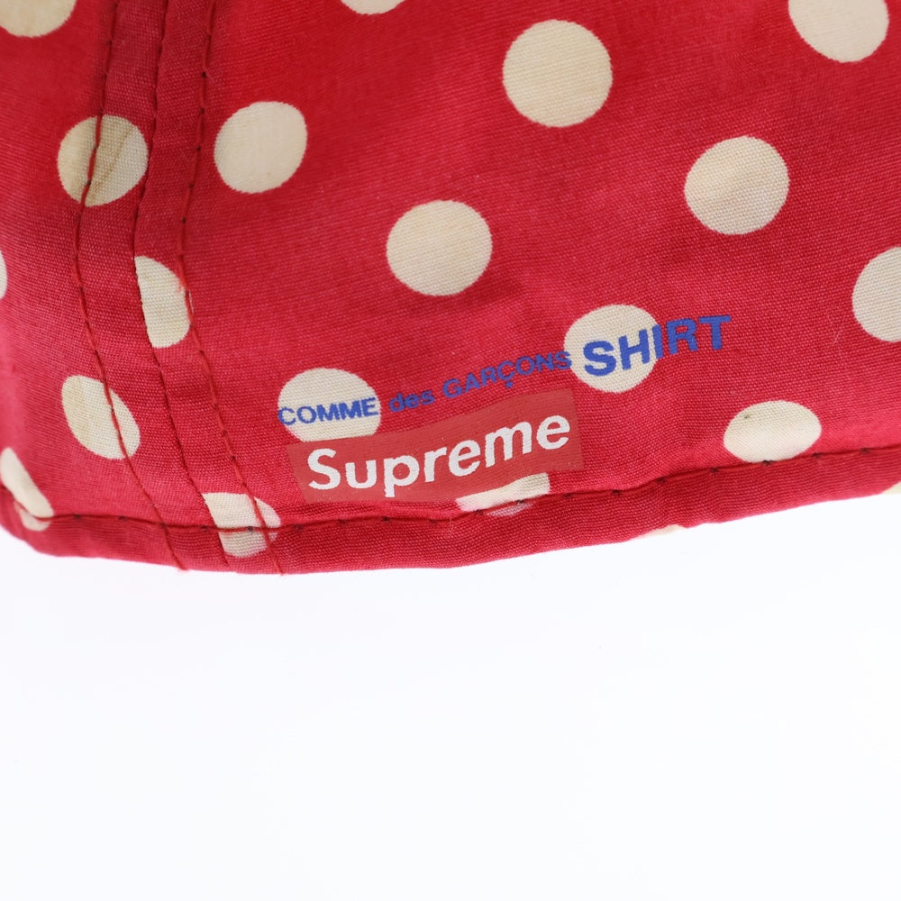 SUPREME(シュプリーム) 14SS ×COMME des GARCONS SHIRT NewEra Box Logo Cap ×コムデギャルソン ニューエラ ボックスロゴ ベースボールキャップ レッド