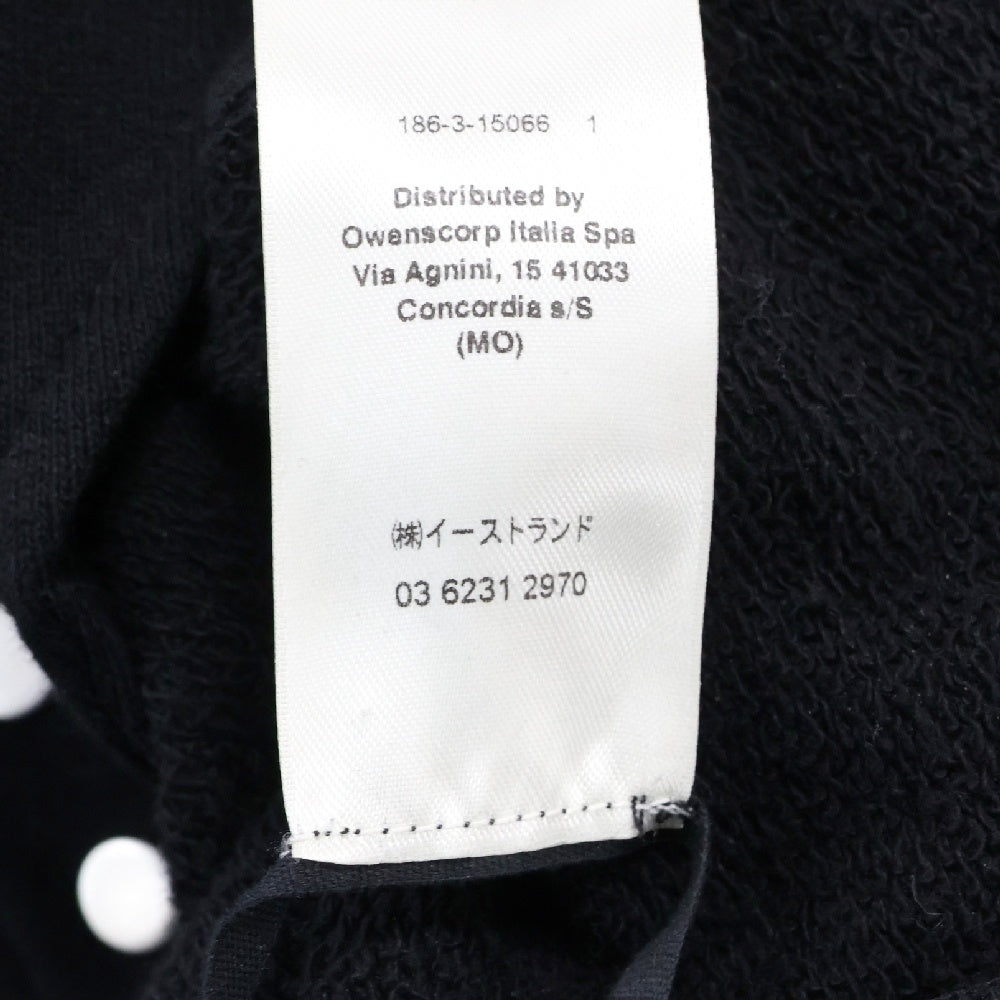 Rick Owens(リックオウエンス) 20SS×Champion logo embroidered sweatshirt ロゴエンブロイダリー ボディスウェットスーツ 長袖トレーナー ブラック CM20S0008‐215089
