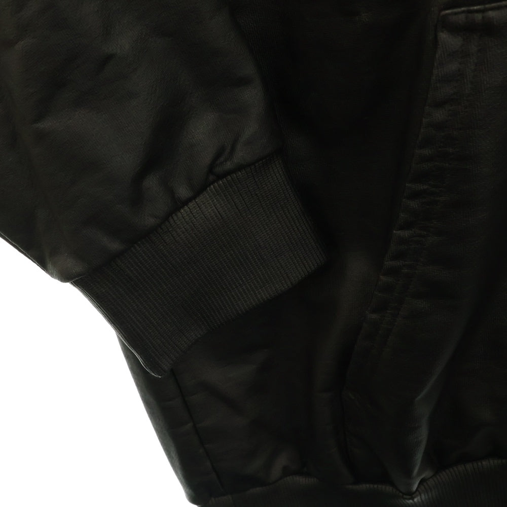 CELINE(セリーヌ) 22SS バックロゴ ジップアップ コーティングジャケット ブルゾン ブラック 2Y621250Q