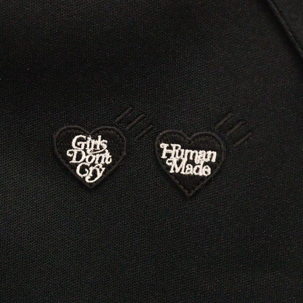HUMAN MADE(ヒューマンメイド) 25SS ×Girls Don't Cry TRACK JACKET XX29JK001 ガールズドントクライ ジップアップ トラックジャケット ブラック