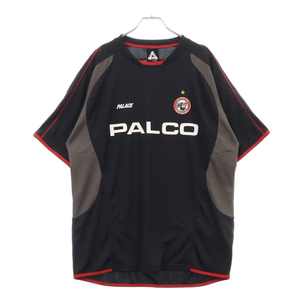 Palace Skateboards(パレススケートボーズ) 25SS PRO TEAM PALCO JERSEY プロチーム 半袖フットボールシャツ ジャージ ブラック