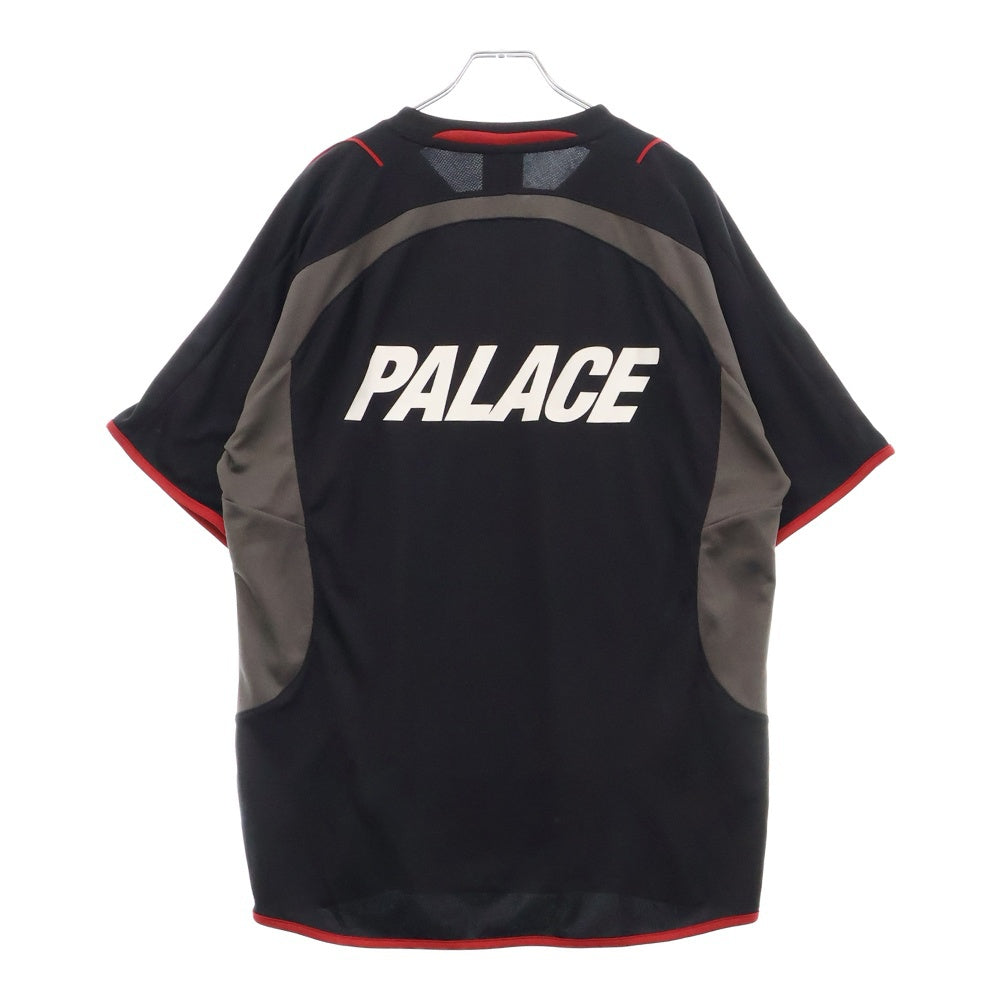 Palace Skateboards(パレススケートボーズ) 25SS PRO TEAM PALCO JERSEY プロチーム 半袖フットボールシャツ ジャージ ブラック