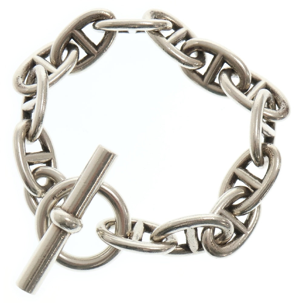 HERMES(エルメス) Chaine d'Ancre TGM シェーヌダンクルTGM 14コマ チェーンブレスレット 14LINK シルバー