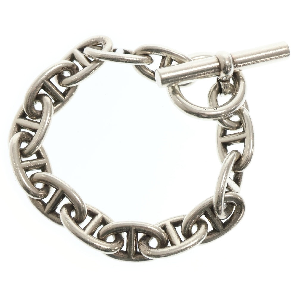 HERMES(エルメス) Chaine d'Ancre TGM シェーヌダンクルTGM 14コマ チェーンブレスレット 14LINK シルバー
