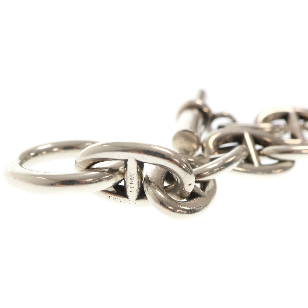 HERMES(エルメス) Chaine d'Ancre TGM シェーヌダンクルTGM 14コマ チェーンブレスレット 14LINK シルバー